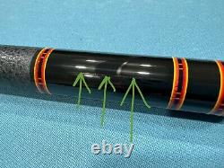 Brand New Michael Li Custom Pool Cue Southwest Design Flame? Veneers