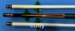 Brand New Michael Li Custom Pool Cue Southwest Design Flame? Veneers