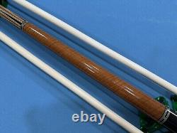 Brand New Michael Li Custom Pool Cue Southwest Style Wrapless? Blue White Blue