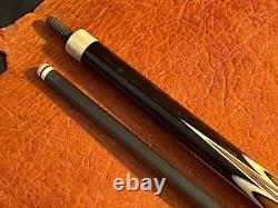 Brent Summers Pool Cue With Jacoby Black Carbon Fiber Shaft. 30/30 Split 60 Inch