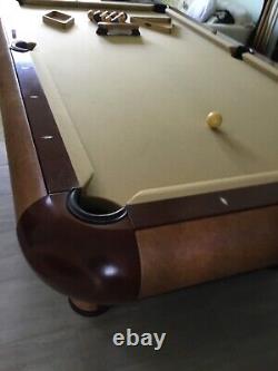 Brunswick vintage pool table-1 of 1- Museum Quality Prototype -A Masterpiece