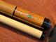Buddy Baker Custom Pool Cue With Maple Shaft. 62 Inch Cue 31/31. Genuine Lizard
