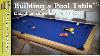 Building A Pool Table Billiard Table Top