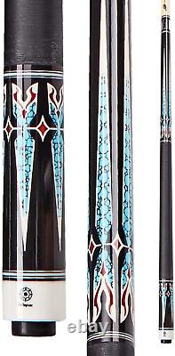 CH Pool Cue with Soft Cues Case Sets, 58 2-Piece Custom Professional Billiards Q