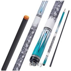 Carbon Fiber Pool Cue 58-Inch with Custom Foam Shaft for Enhanced Shot Precision