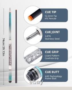 Carbon Fiber Pool Cue 58-Inch with Custom Foam Shaft for Enhanced Shot Precision