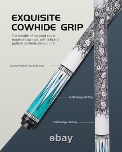 Carbon Fiber Pool Cue 58-Inch with Custom Foam Shaft for Enhanced Shot Precision