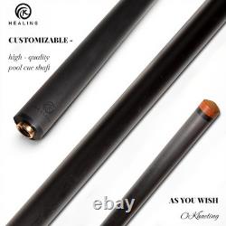Carbon Fiber Shaft Pool Cue Billiard, Customized SizeJoint for Play/Break/Snooker