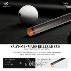 Carbon Fiber Shaft Pool Cue Billiard, Customized SizeJoint for Play/Break/Snooker