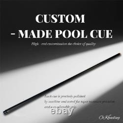 Carbon Fiber Shaft Pool Cue Billiard, Customized SizeJoint for Play/Break/Snooker