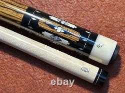 Carl Giuli 1 of 1 Custom Wrap-less Pool Cue. With Maple Shaft