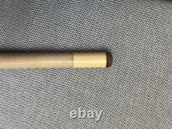 Carolina Custom pool cue with pearl inlays and micarta ferrule new old stock