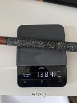Carolina Custom pool cue with pearl inlays and micarta ferrule new old stock