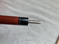 Carolina Custom pool cue with pearl inlays and micarta ferrule new old stock