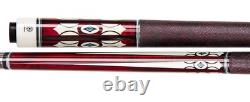 Ch Pool Cue with Soft Cues Case Sets, 58 2-piece Custom Professional Billiards Qu