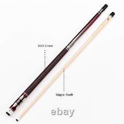 Ch Pool Cue with Soft Cues Case Sets, 58 2-piece Custom Professional Billiards Qu