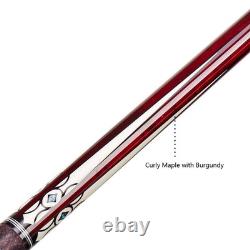 Ch Pool Cue with Soft Cues Case Sets, 58 2-piece Custom Professional Billiards Qu