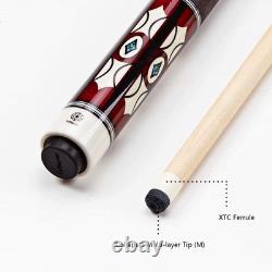 Ch Pool Cue with Soft Cues Case Sets, 58 2-piece Custom Professional Billiards Qu