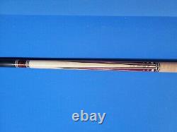 Chaney Custom 4 point purple heart curly maple 60 inch carbon fiber pool cue