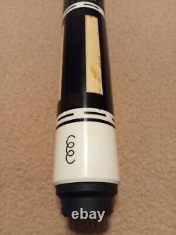 Curly Cue custom Pool Cue New, One-of-a-kind. Ebony and maple, Phenolic Joint