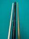 Custom Ebony Pool Cue Radial Pin 2-carbon Fiber Cored Shafts & 4 Extension