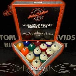 Custom Harley Davidson Pool Billiard Ball Set HDL-10167 NEW