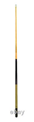 Custom Jacobs Black Pool Cue- Signed- Wrapped Butt- RARE
