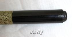 Custom Jacobs Black Pool Cue- Signed- Wrapped Butt- RARE