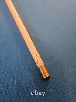 Custom Jacoby Pool Jump Cue Owl & Wizard Hand Carved From Balsa Wood Light 6.5oz