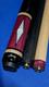 Custom Jacoby Purpleheart Uniloc Quick Release Pool Cue 18.50oz 12.40mm 2 Shafts