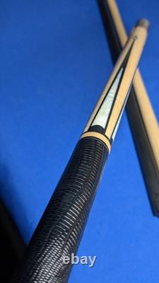 Custom Jacoby Purpleheart Uniloc Quick Release Pool Cue 18.50oz 12.40mm 2 Shafts