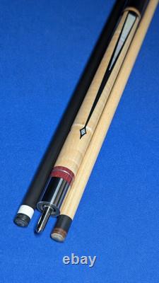 Custom Jacoby Purpleheart Uniloc Quick Release Pool Cue 18.50oz 12.40mm 2 Shafts