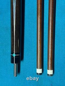 Custom Jeffrey Tucker African Blackwood Pool Cue, 3/8X10, 8 CF Extension