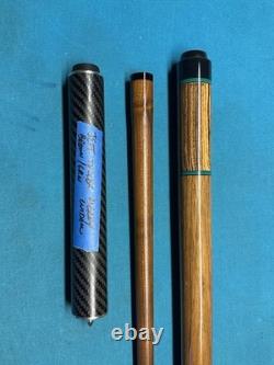 Custom Jeffrey Tucker Bocote/Black Limba Pool Cue, 30 Kielwood Shaft 3/8X10