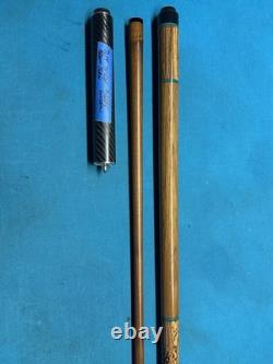 Custom Jeffrey Tucker Bocote/Black Limba Pool Cue, 30 Kielwood Shaft 3/8X10