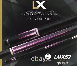 Custom Ltd Ed Only 200 Made Lucasi Lux 57 Pool Cue 19oz 11.75mm