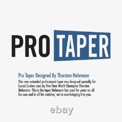 Custom Lucasi LZC28 Billiard 2-Piece Mystic Black Pool Cue 12.75mm Tip