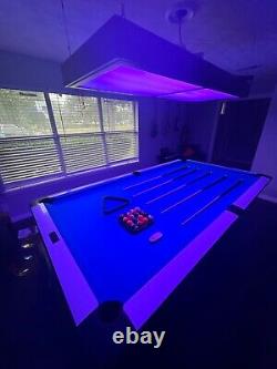 Custom Made Brunswick Gold Crown Pool Table With Other Items