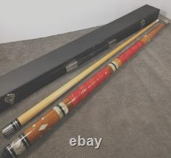 Custom Made Pool Cue Stick with Carry Case Unbranded 57 21 oz