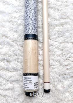 Custom McDermott G203 C2 Pool Cue with 12.5mm G-Core Shaft, FREE HARD CASE