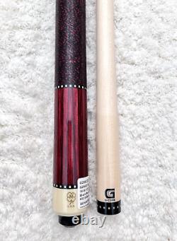 Custom McDermott G204 C2 Pool Cue with12.75mm G-Core Shaft, FREE HARD CASE BLKRED