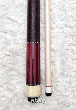 Custom McDermott G204 C2 Pool Cue with12.75mm G-Core Shaft, FREE HARD CASE BLKRED