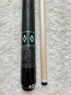 Custom McDermott H850 Pool Cue, Leather Wrap, with i-2 Shaft, H-Series, FREE CASE