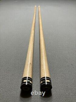 Custom Philippine Pool Cue Shafts, Bong Nicdoa, Matched Pair, 5/16x18, 30 EX++