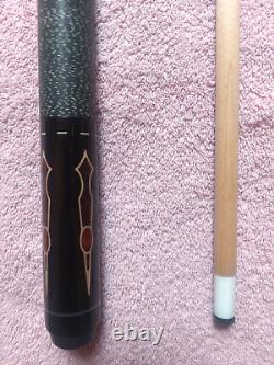 Custom Prather pool cue date and signature on weight bolt