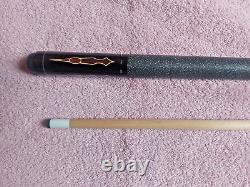 Custom Prather pool cue date and signature on weight bolt