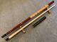 Custom Stacey Cues Pool Cue, Narra & Maple, 3/8 11 Pin, Ss360 Shaft 12.5mm, 19oz
