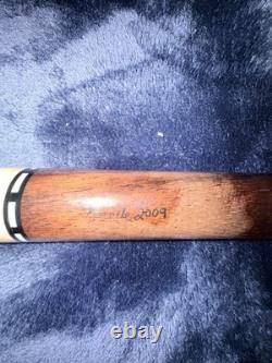 Custom Steve Kornele 2009 Pool Cue With 2 Shafts. Was taught by Verl Horn