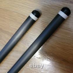 Custom Ultra Low Deflection Carbon Fiber 12.4 11.8 Pool Cue Shaft Radial Uni-Loc