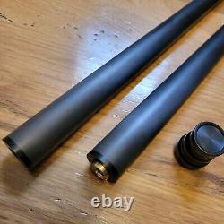 Custom Ultra Low Deflection Carbon Fiber 12.4 11.8 Pool Cue Shaft Radial Uni-Loc